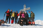 Bel ritorno in CIMA GREM (2049 m) innevata il 1 dicembre 2013